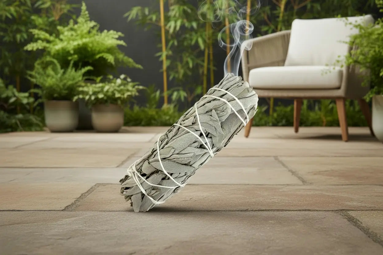 White Sage Smudge Bundle Alabaster