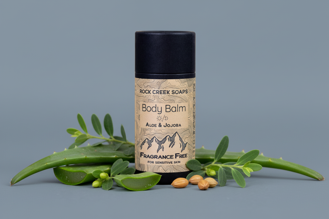 Rock Creek Unscented Solid Body Balm Rock Creek Soaps