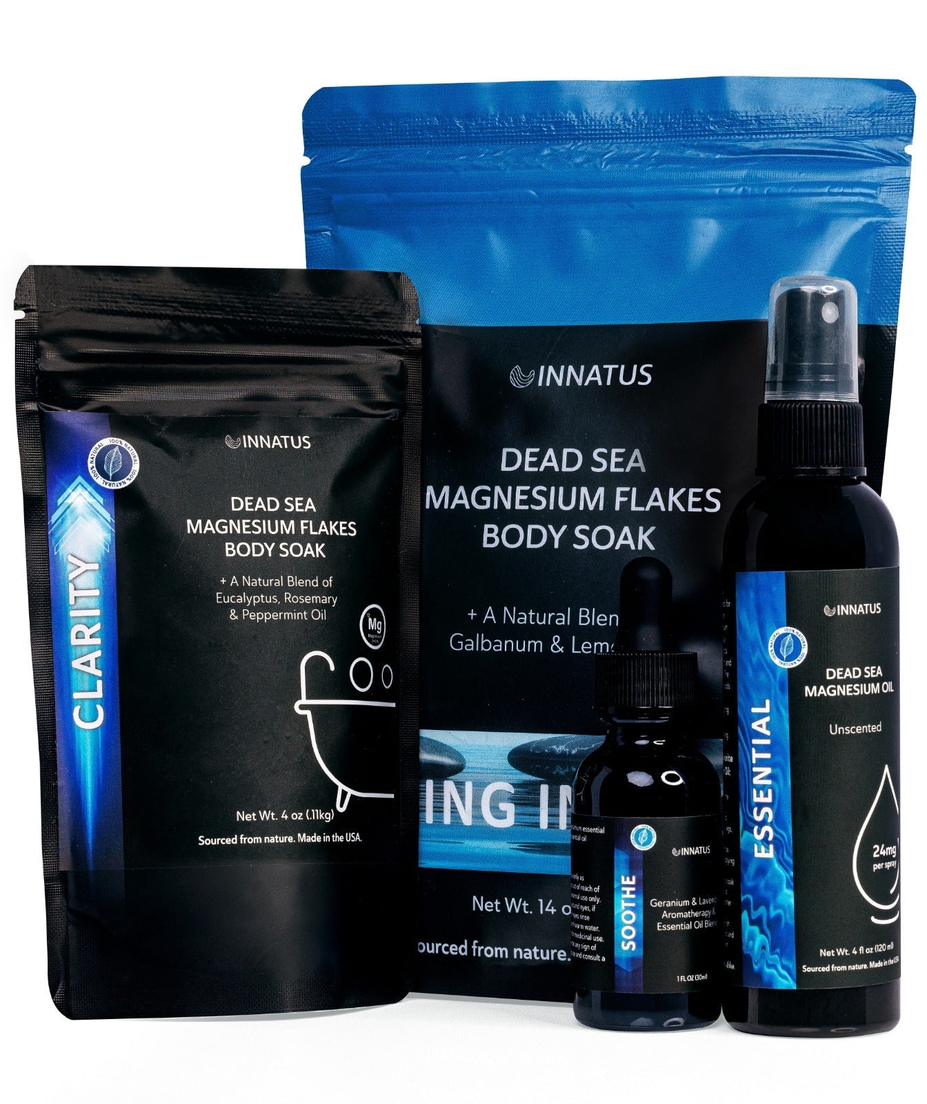 Luxury Dead Sea Spa Gift Set – Bath Salt, Magnesium Flakes, Magnesium - Leisure Life USA
