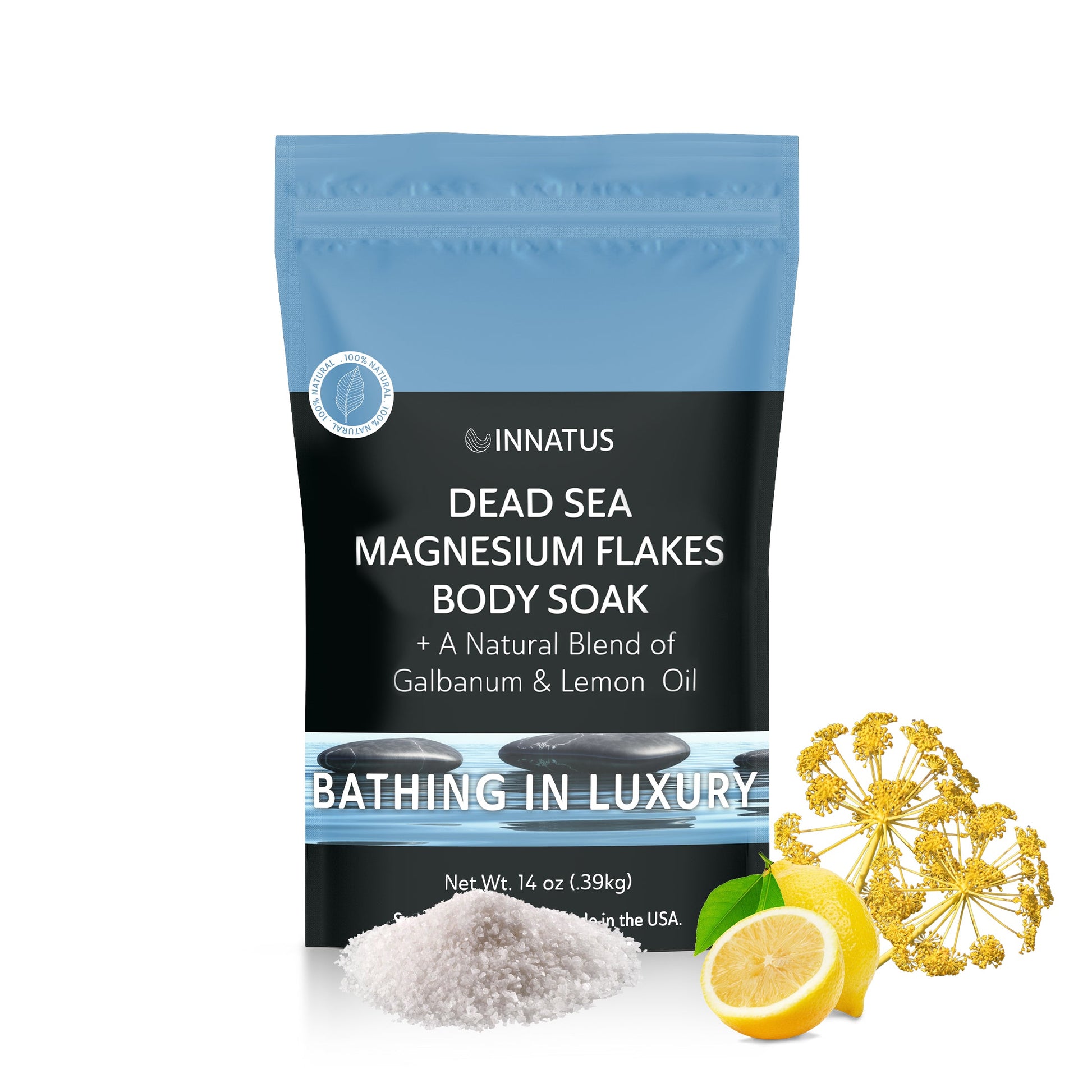 Luxury Dead Sea Spa Gift Set – Bath Salt, Magnesium Flakes, Magnesium - Leisure Life USA