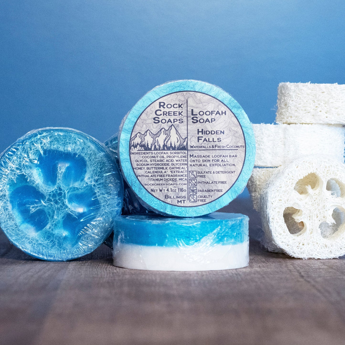 Rock Creek Coconut Loofah Soap | Hidden Falls Rock Creek Soaps