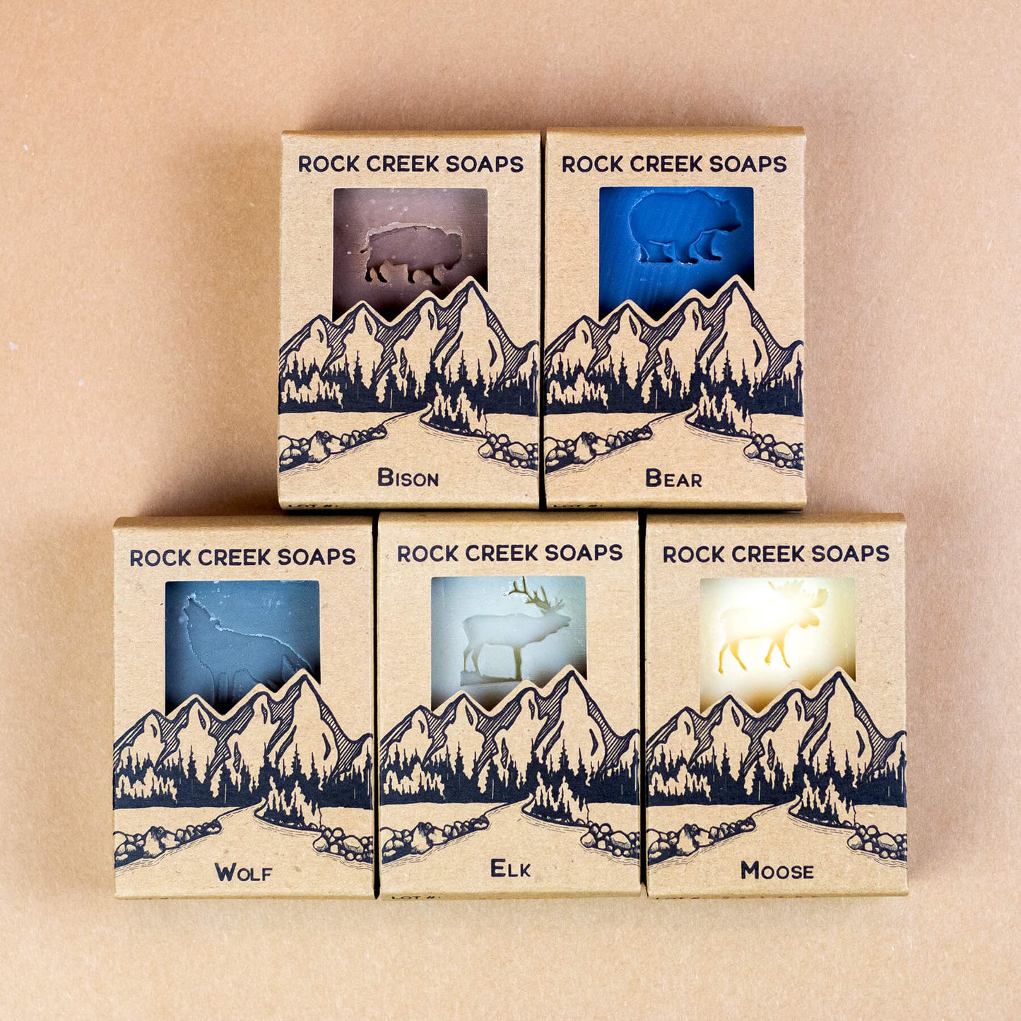 Rock Creek Home on the Range Soap Bar Collection | Set of 5 Rock Creek Soaps
