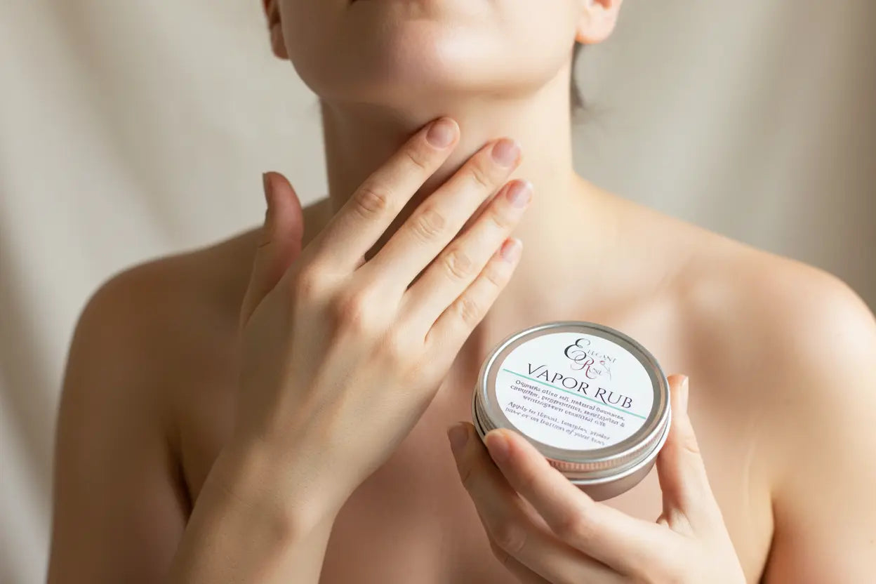 Natural Vapor Rub | Eucalyptus + Camphor + Wintergreen Maroon Oliver