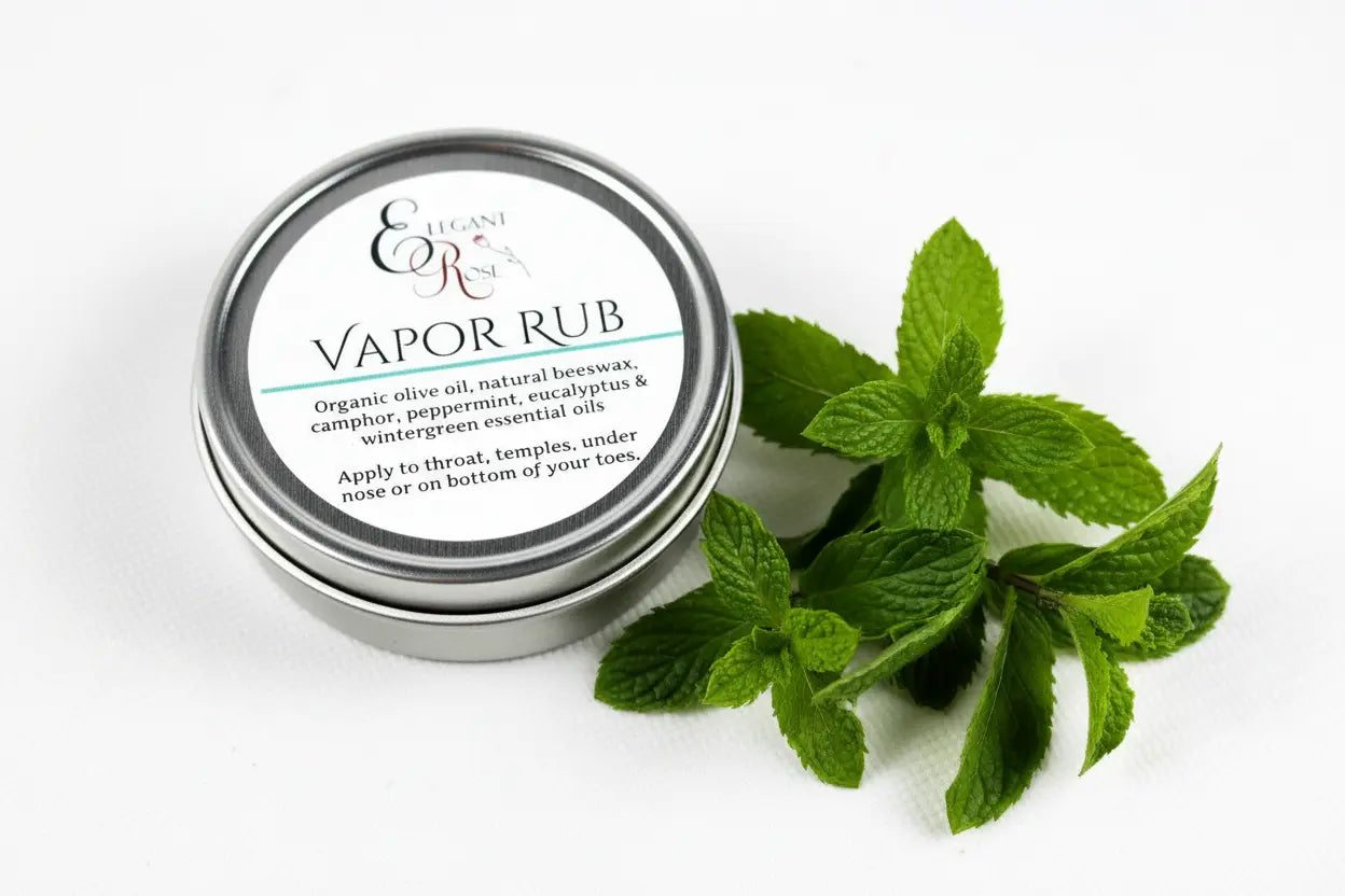 Natural Vapor Rub | Eucalyptus + Camphor + Wintergreen Maroon Oliver