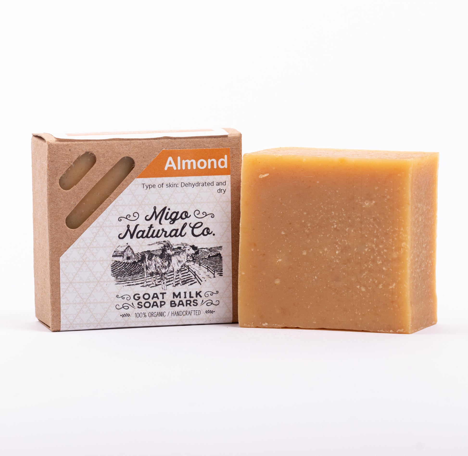Almond Goat Milk Moisturizing Face & Body Soap - Leisure Life USA