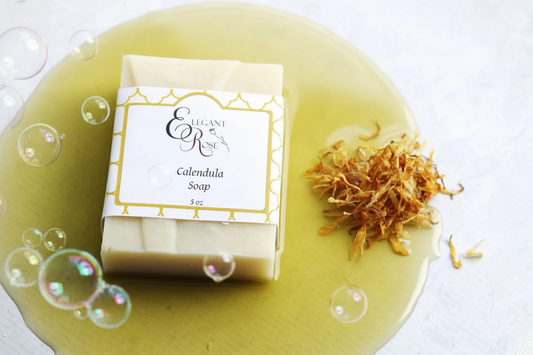 Organic Olive Oil Infused Calendula Soap