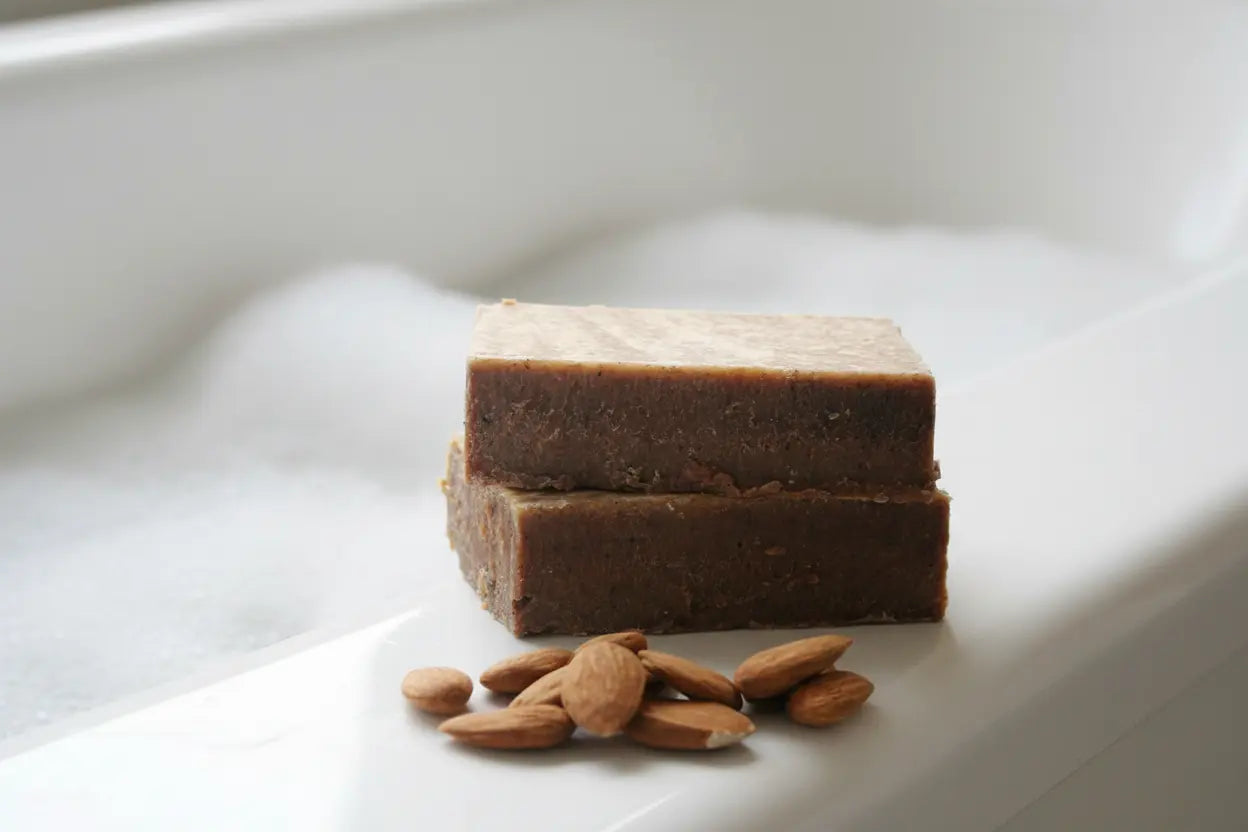 Cinnamon Honey + Almond Soap Bar Maroon Oliver