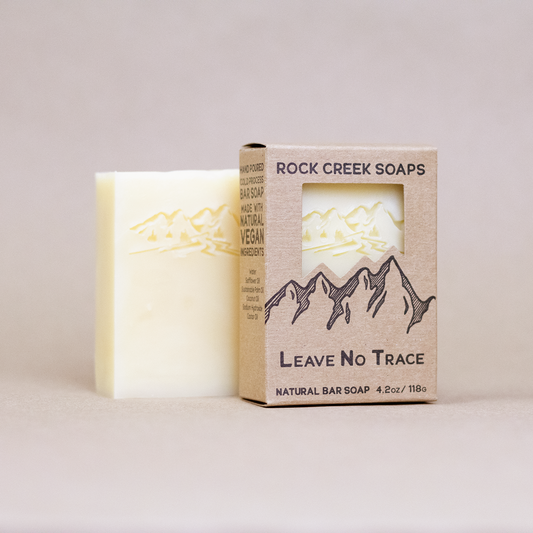 Leave No Trace Unscented Soap Bar Rock Creek Soaps