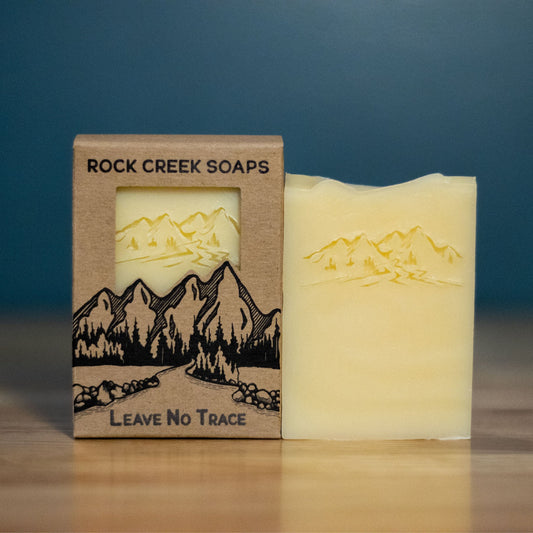 Leave No Trace Unscented Soap Bar Rock Creek Soaps