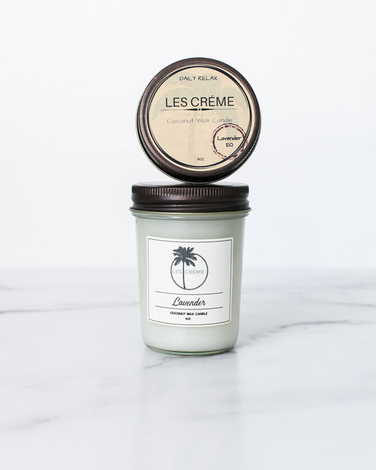 Lavender Scent Coconut Wax Candle - Leisure Life USA