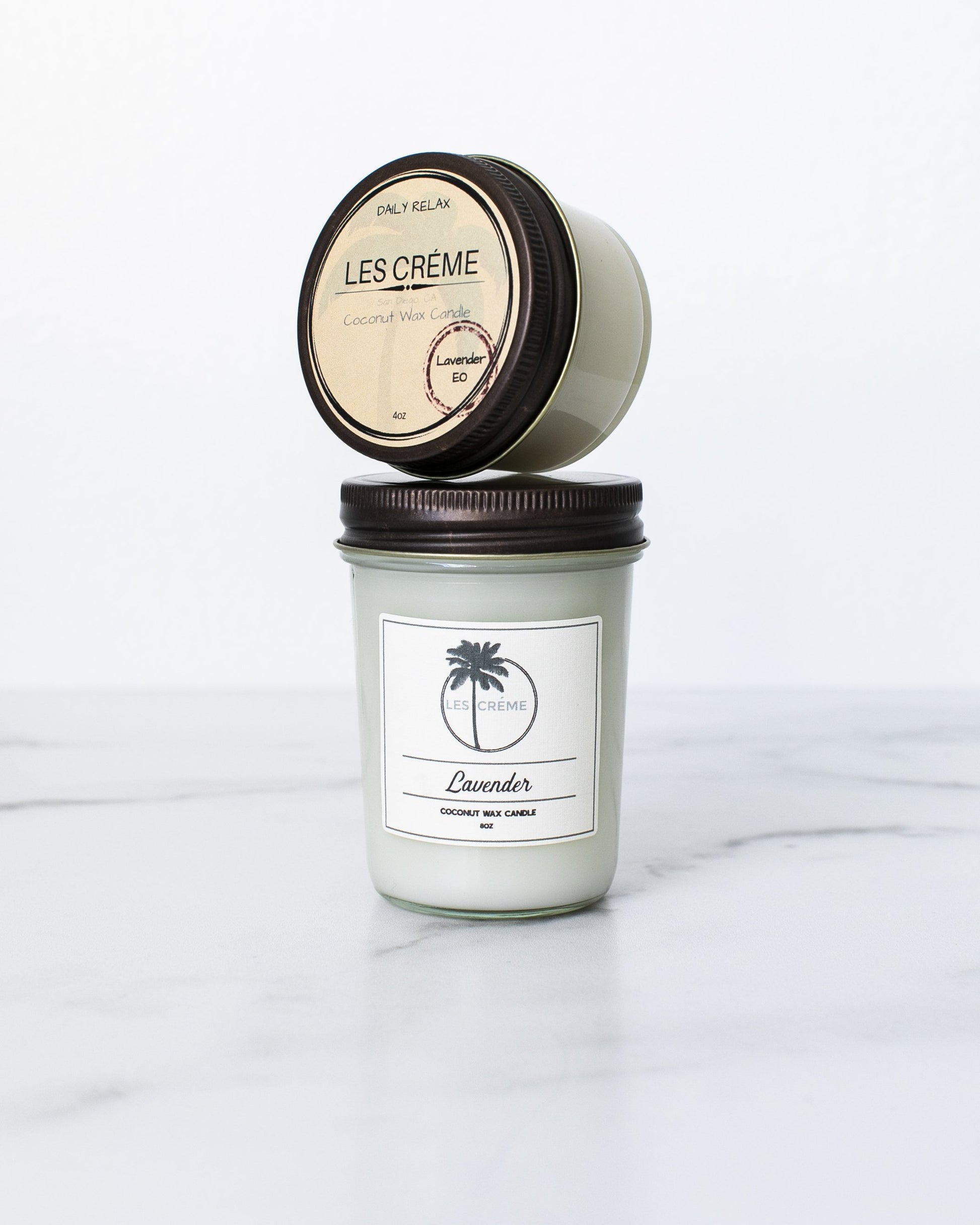 Lavender Scent Coconut Wax Candle - Leisure Life USA