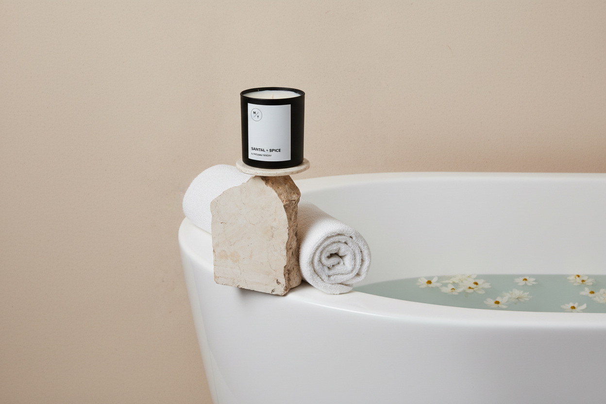 Modern Theory Apricot + Coconut Soy Wax Candle | Cotton Wick