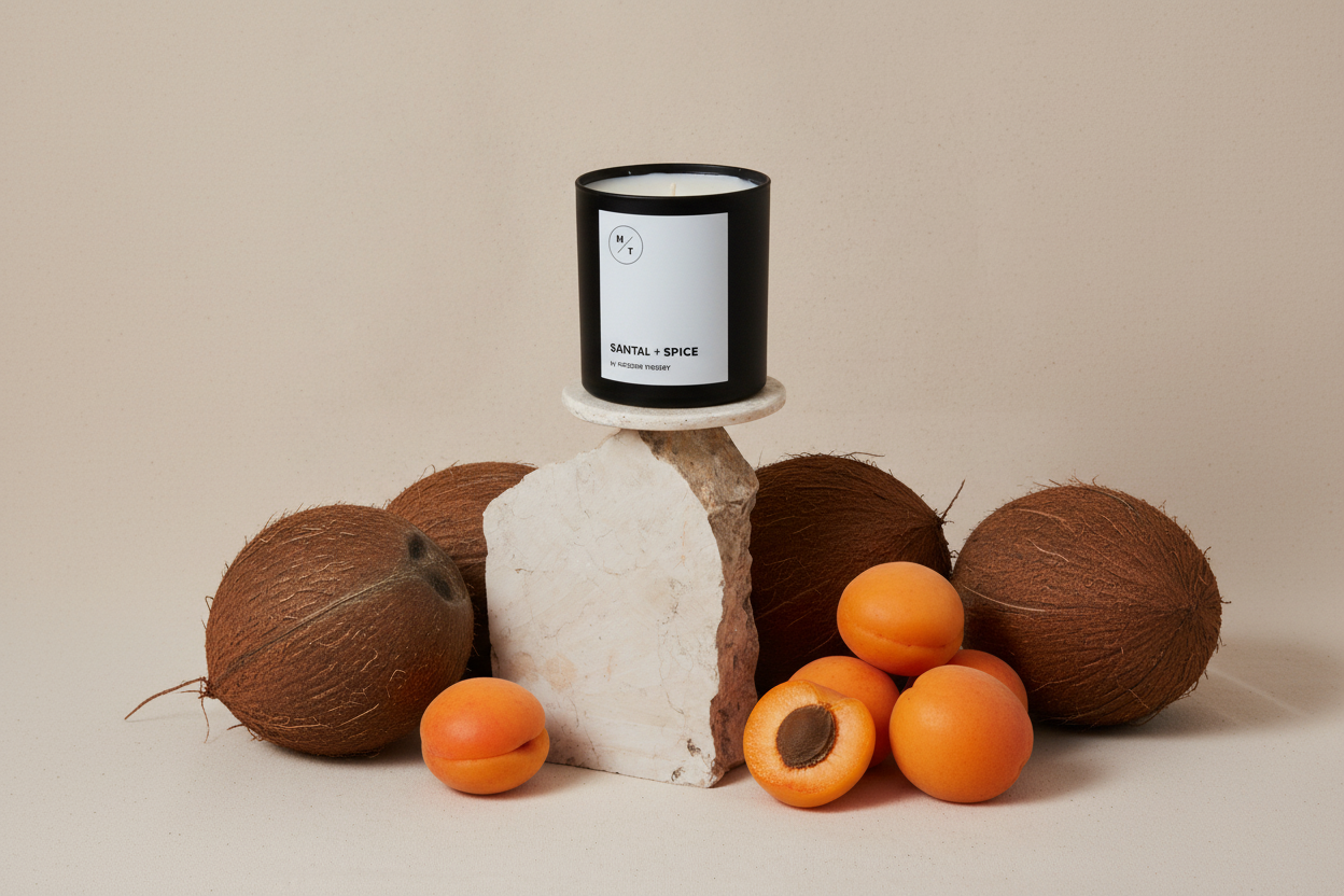 Modern Theory Apricot + Coconut Soy Wax Candle | Cotton Wick
