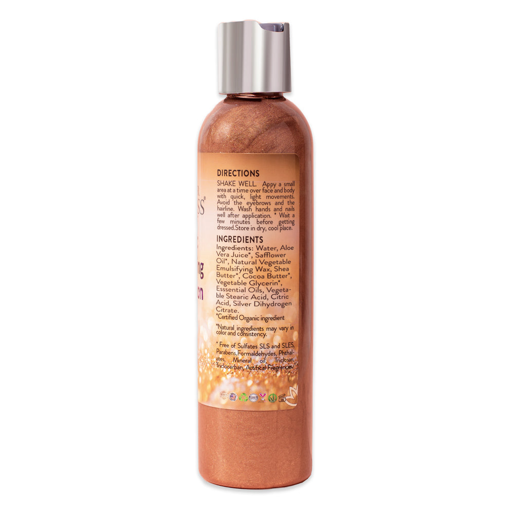 Organic Shimmer Bronze Body Lotion - Leisure Life USA