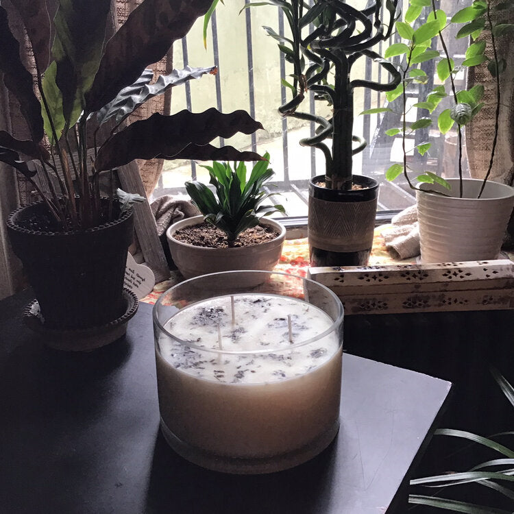 Lavender 3 Wick Aromatherapy Large Soy Wax Candle - Leisure Life USA