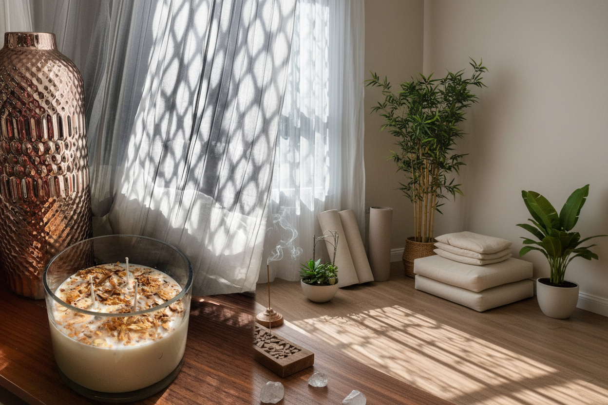 Palo Santo Budded 3-Wick Soy Wax Candle | Cotton Wicks