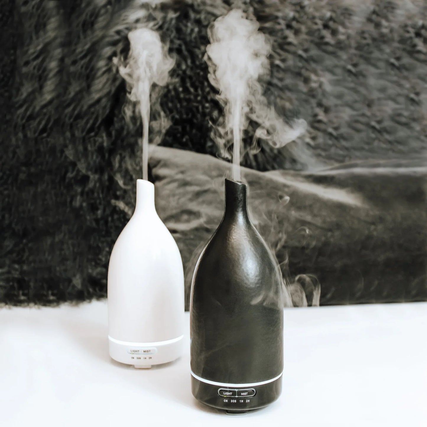 Ultrasonic Ceramic Diffuser (Black or White) - Leisure Life USA