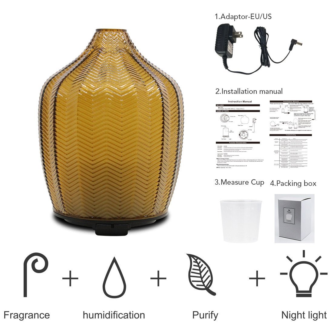 Ultrasonic Aroma Diffuser with Cool Mist for Large Room - Leisure Life USA