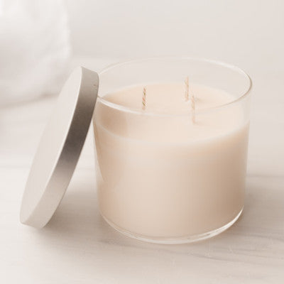 Aqua Soy Wax Candle | 3 Wick | 45 Hour Burn Leisure Life Organics