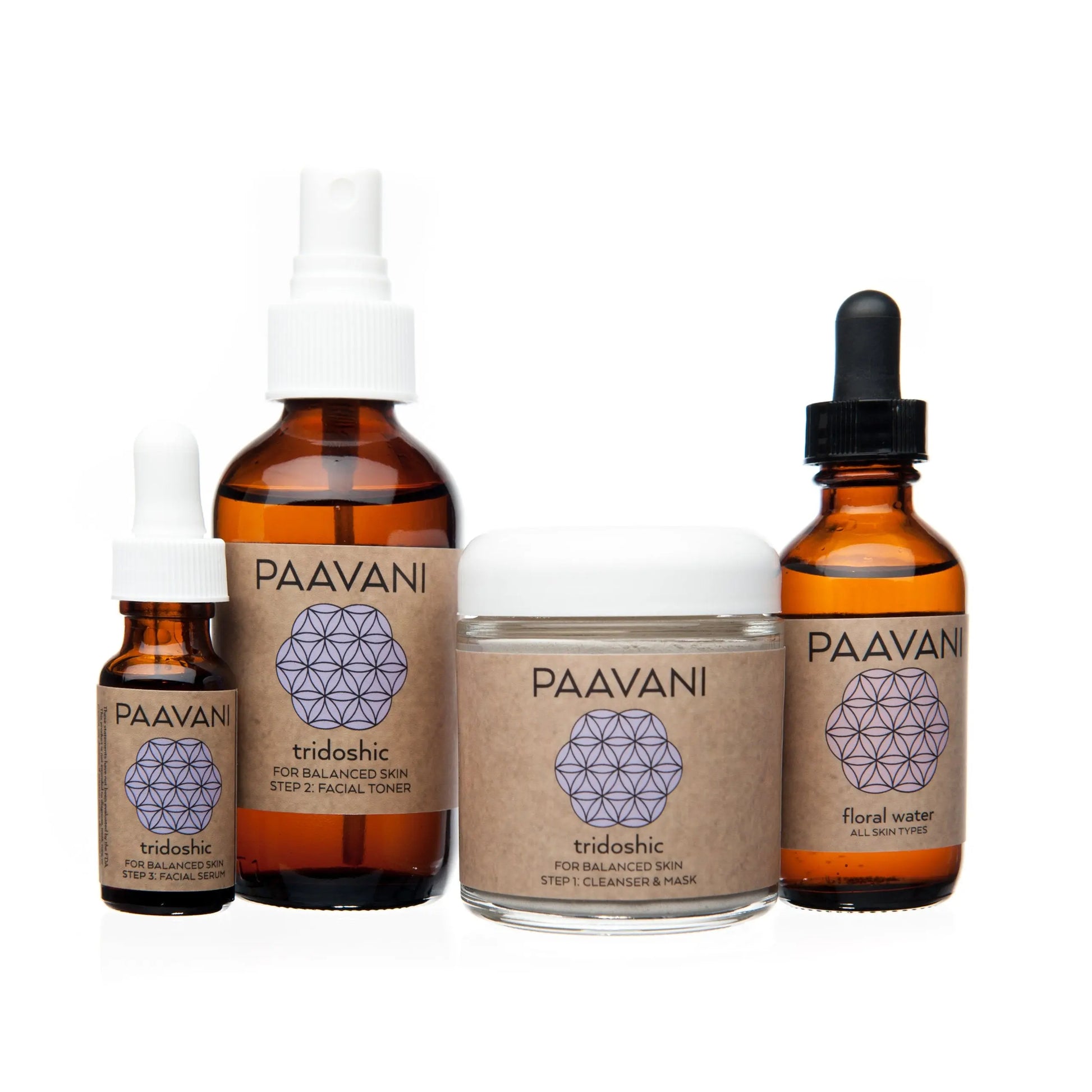 Tridoshic Skincare Ritual | Ayurvedic Set for Balanced & Combination - Leisure Life USA