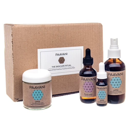 Pitta Skincare Ritual | Ayurvedic Set for Sensitive & Reactive Skin - Leisure Life USA