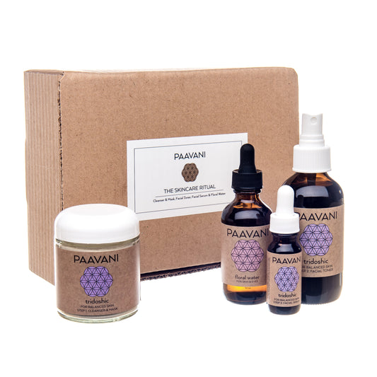 Tridoshic Skincare Ritual | Ayurvedic Set for Balanced & Combination - Leisure Life USA