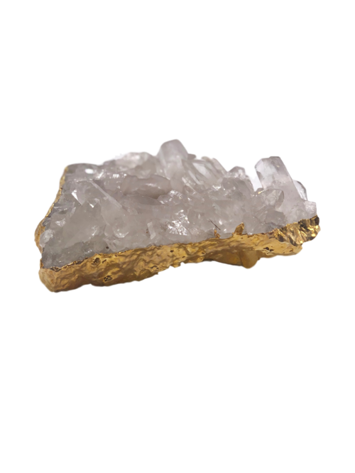 Natural Quartz Cluster Votive Candle Holder - Leisure Life USA