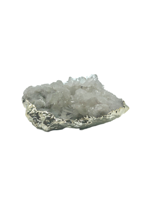 Natural Quartz Cluster Votive Candle Holder - Leisure Life USA