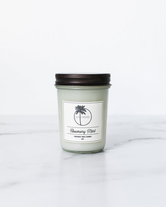 Rosemary Mint Coconut Wax Candle - Leisure Life USA