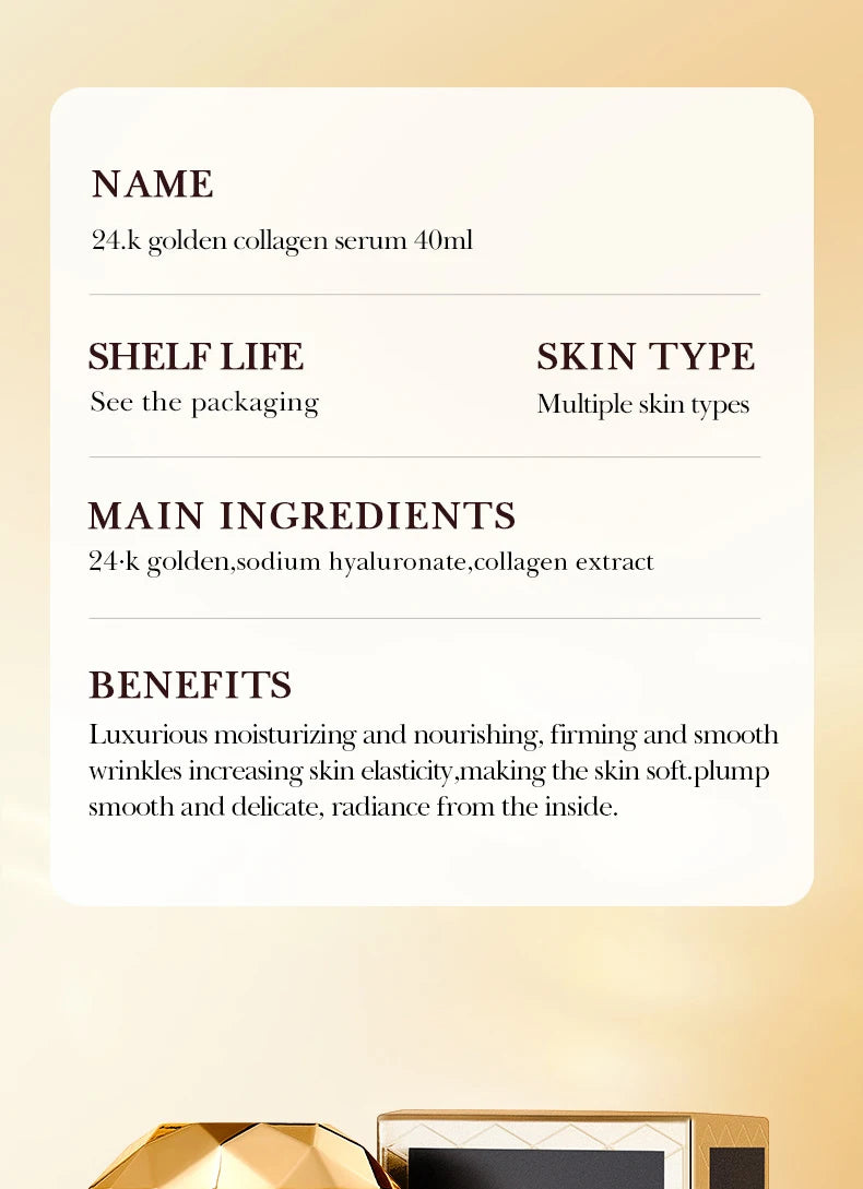 24K Golden Collagen Serum