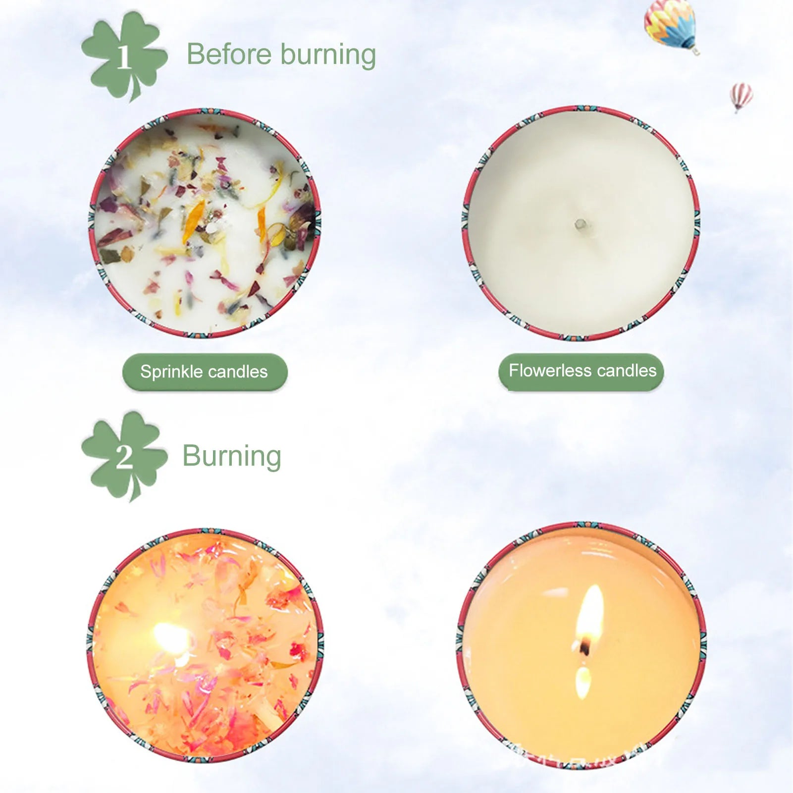 Candles Set Scented Candles Set with  Lavender Lemon Cocoa  Portable Aromatherapy Candle for Meditation Massage