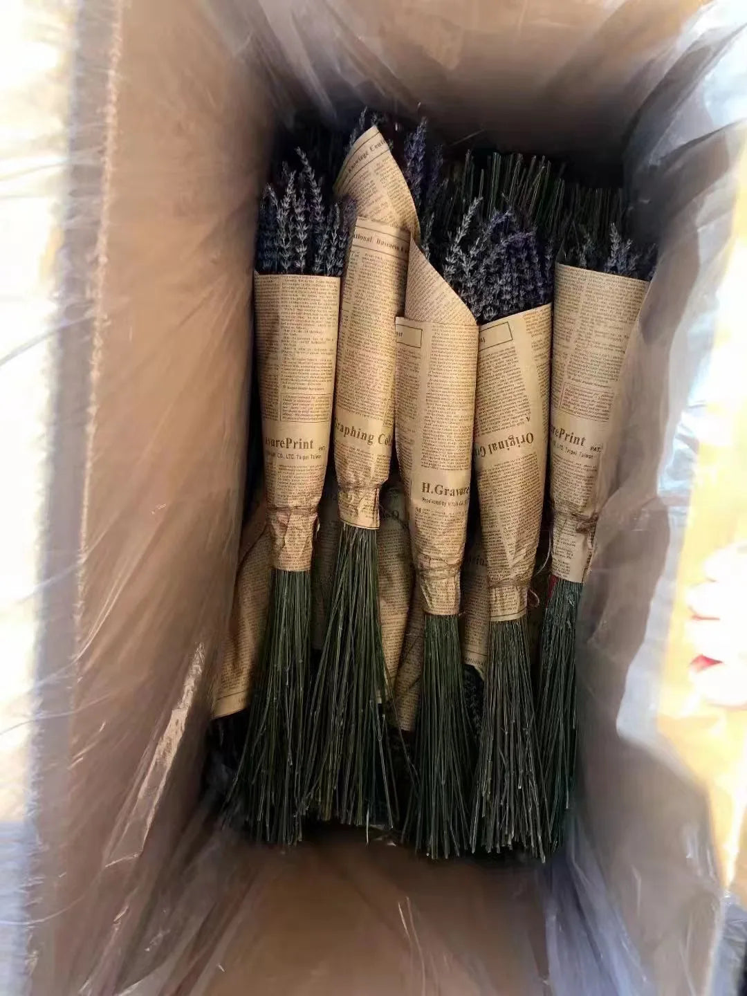 50/100g Natural Dried Lavender Flower Bundles for Wedding Party Decoration Home Aromatherapy DIY Crafts Gifts Photoshoot Props