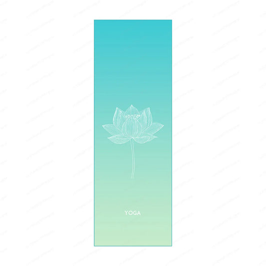 Yoga Mat Towel with Foot Loops, Non-Slip & Odor Barrier, Large Size Quick Dry Cover for Yoga Mat