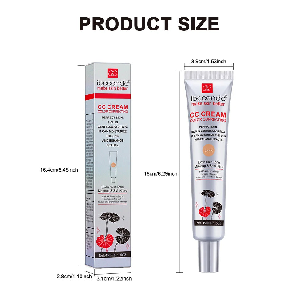 Erborian Cc Cream Centella Korea Female Makeup for Face Moisture Cosmetics Concealer Full Coverage Base Foundation