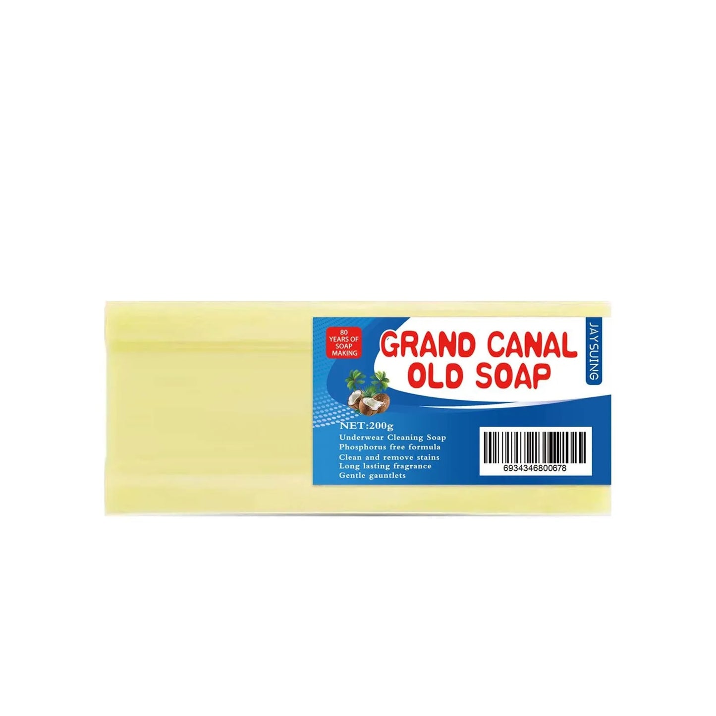 Laundry Cleaning Soap Grand Canal Soap Stains Odors Remover Underwear Cleaner Bleach Clothing Soap Household Washing Detergent