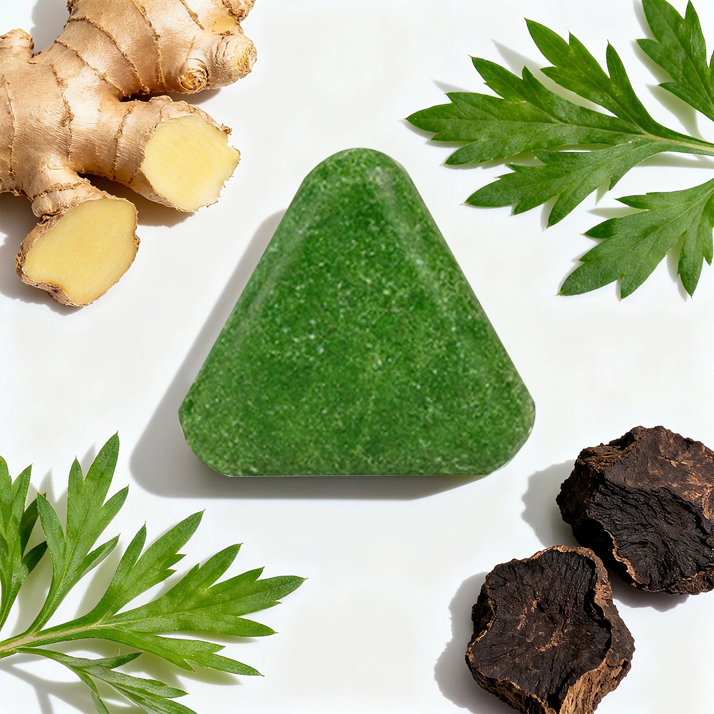 Polygonum Multiflorum Soap Hair Smooth Nourish Clean Natural Plant Extract Repair Damaged Frizz Soft Silky Moisturizing Shine