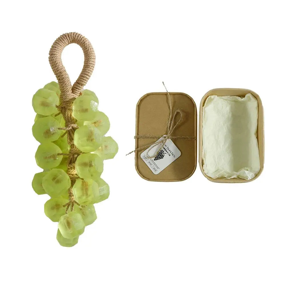 Grape Handmade Crystal Soap Natural DIY Grape Soap FruitAroma Scented Soap Creative Gift For Home Fragrance Friend Gift Bathroom