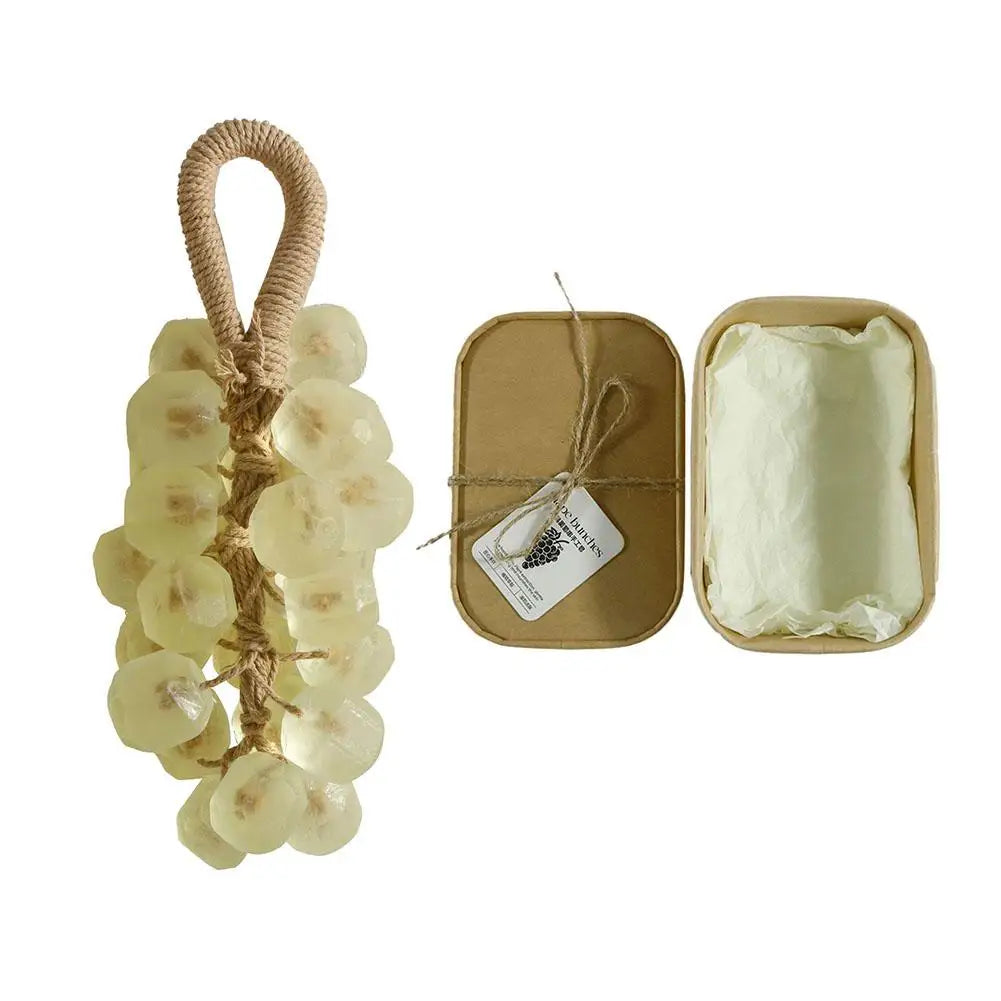 Grape Handmade Crystal Soap Natural DIY Grape Soap FruitAroma Scented Soap Creative Gift For Home Fragrance Friend Gift Bathroom