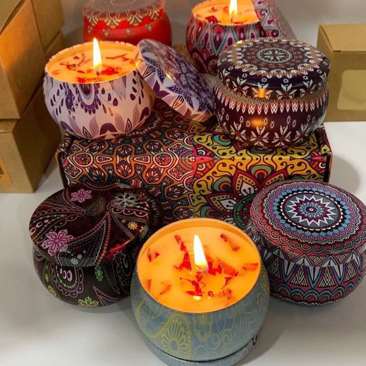 Candles Set Scented Candles Set with  Lavender Lemon Cocoa  Portable Aromatherapy Candle for Meditation Massage