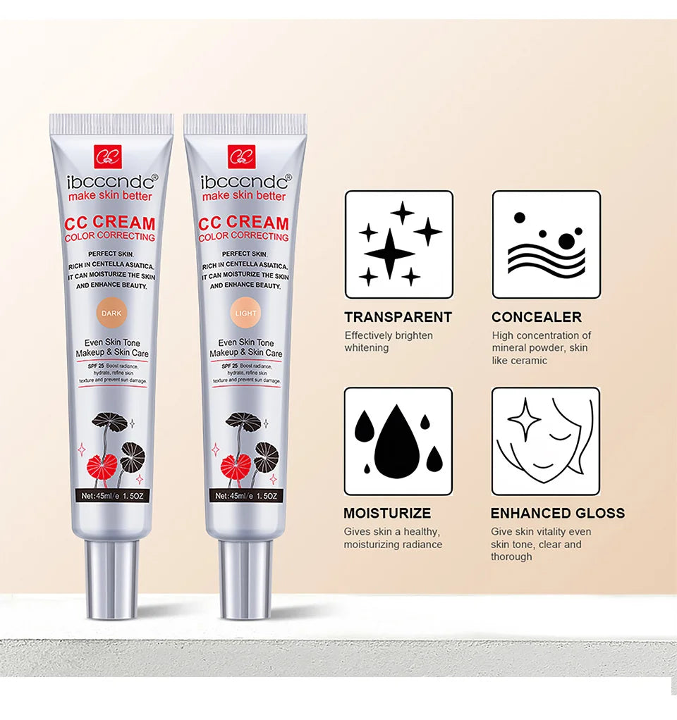Erborian Cc Cream Centella Korea Female Makeup for Face Moisture Cosmetics Concealer Full Coverage Base Foundation