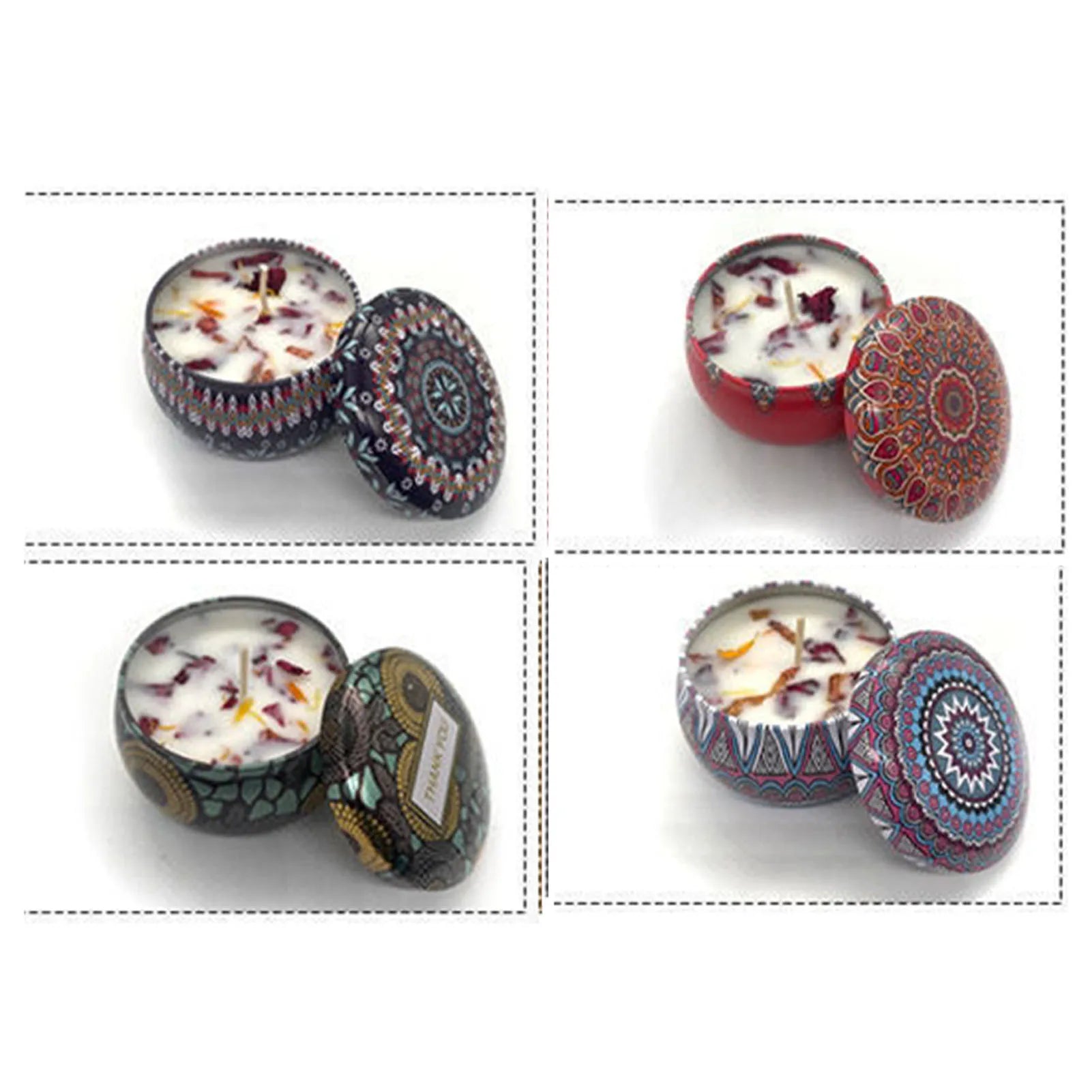 Candles Set Scented Candles Set with  Lavender Lemon Cocoa  Portable Aromatherapy Candle for Meditation Massage