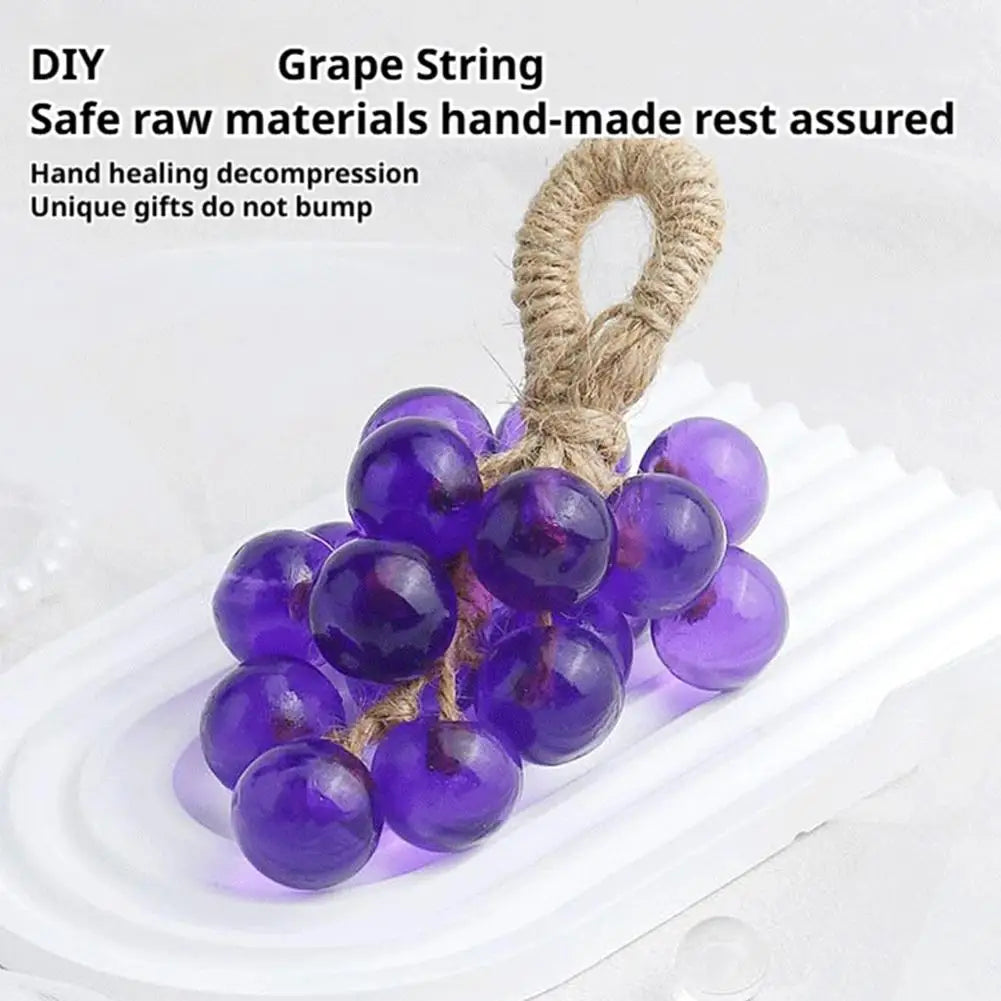 Grape Handmade Crystal Soap Natural DIY Grape Soap FruitAroma Scented Soap Creative Gift For Home Fragrance Friend Gift Bathroom