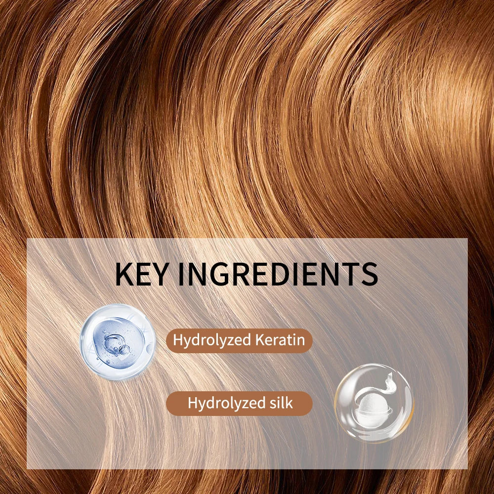 Keratin Hair Care Brazilian Straight Hair Long-Lasting Results Treatment Shiny Hair Keratin Repair 100Ml Anti-Frizz Straighter