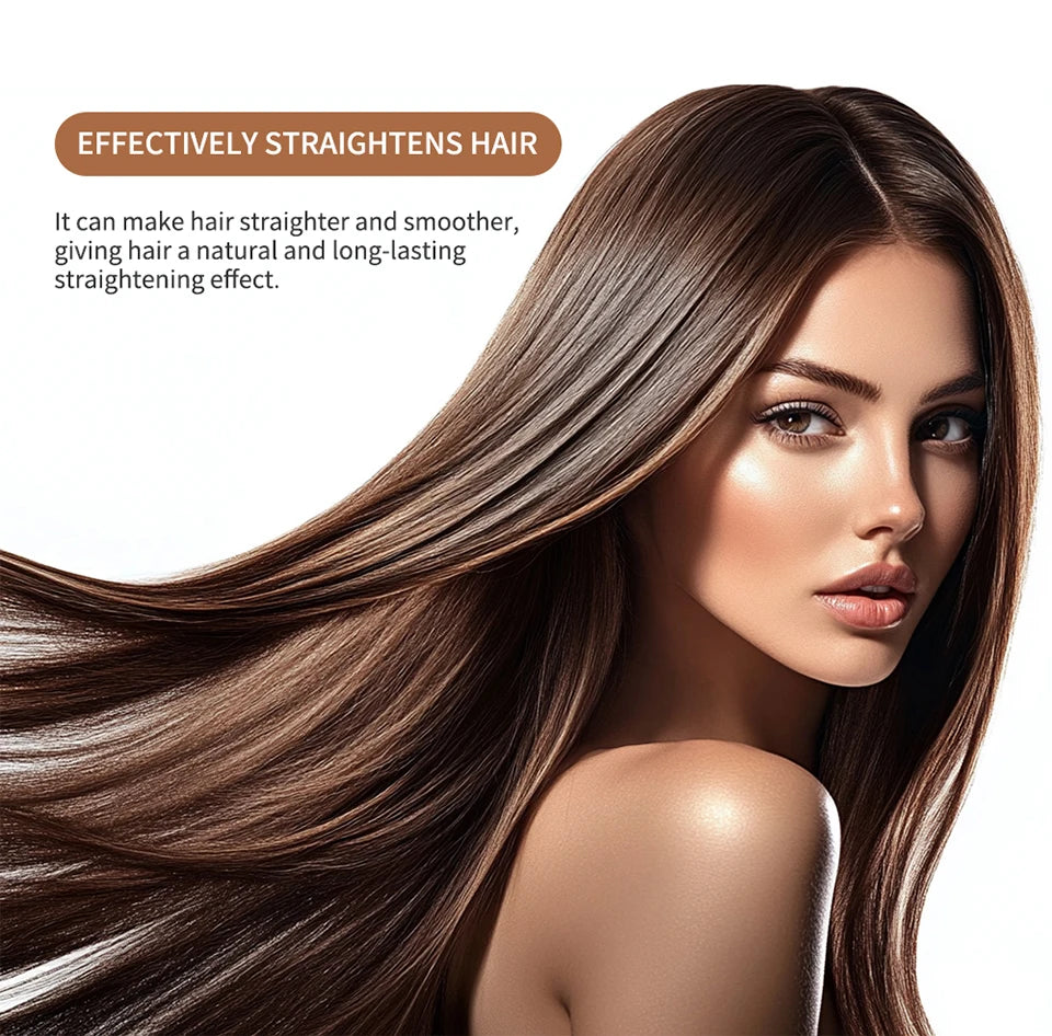 Keratin Hair Care Brazilian Straight Hair Long-Lasting Results Treatment Shiny Hair Keratin Repair 100Ml Anti-Frizz Straighter
