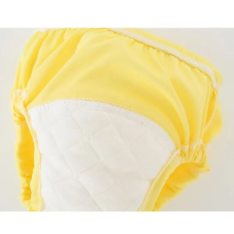 Organic Natural Cotton Muslin Soft Baby Training Pants Toddler Potty learning Underwear Waterproof Panties For Girls Boys Unisex