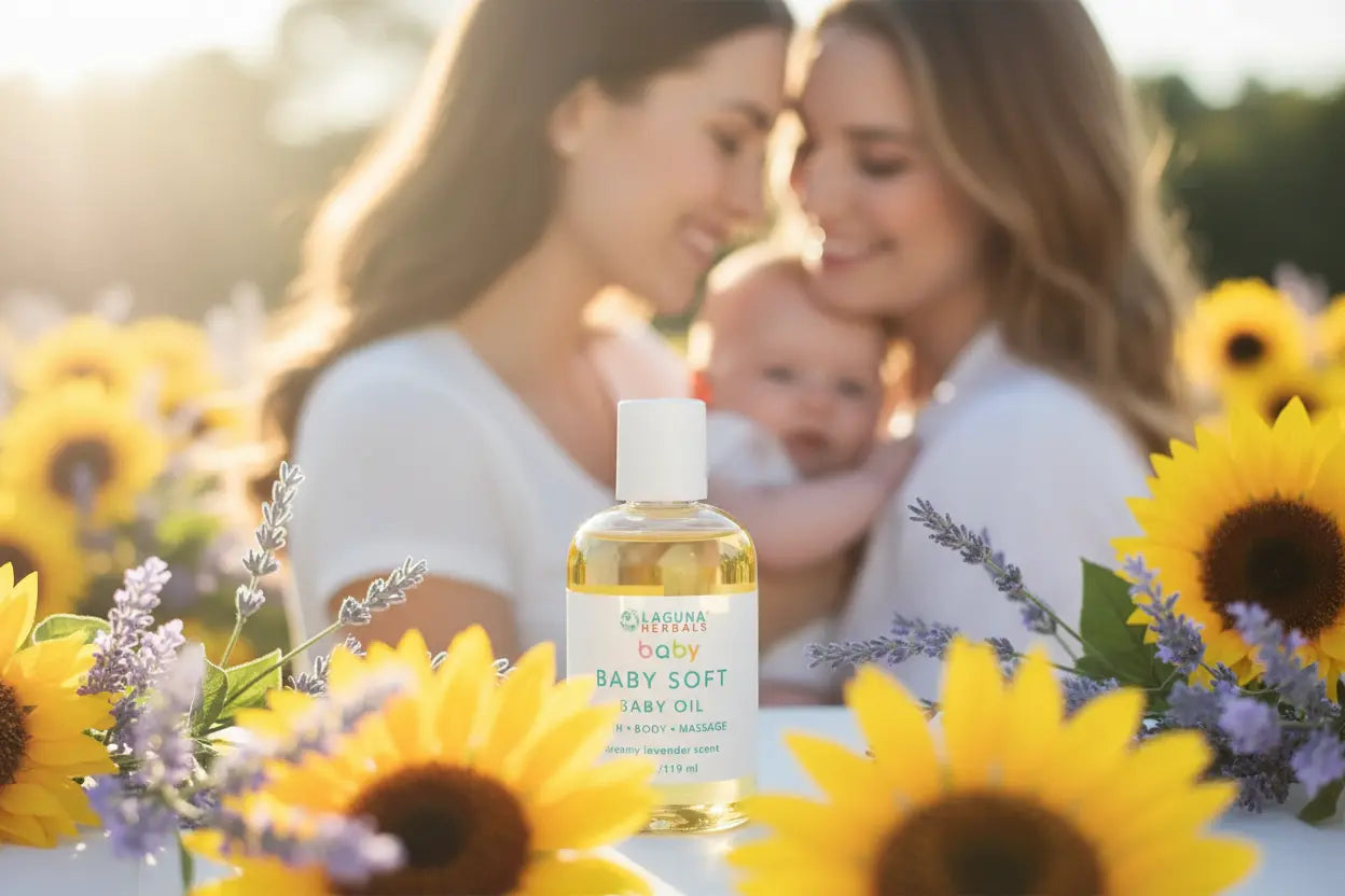 Organic Baby Oil + Botanicals Orchid Strawberry