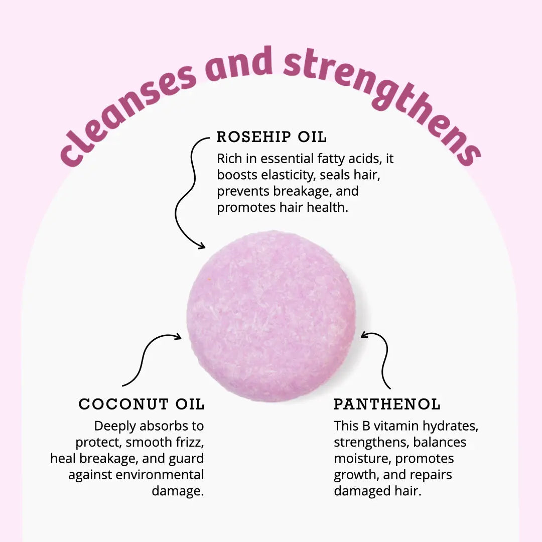 Sunniemade Super Bloom Strengthening Shampoo Bar Sunniemade