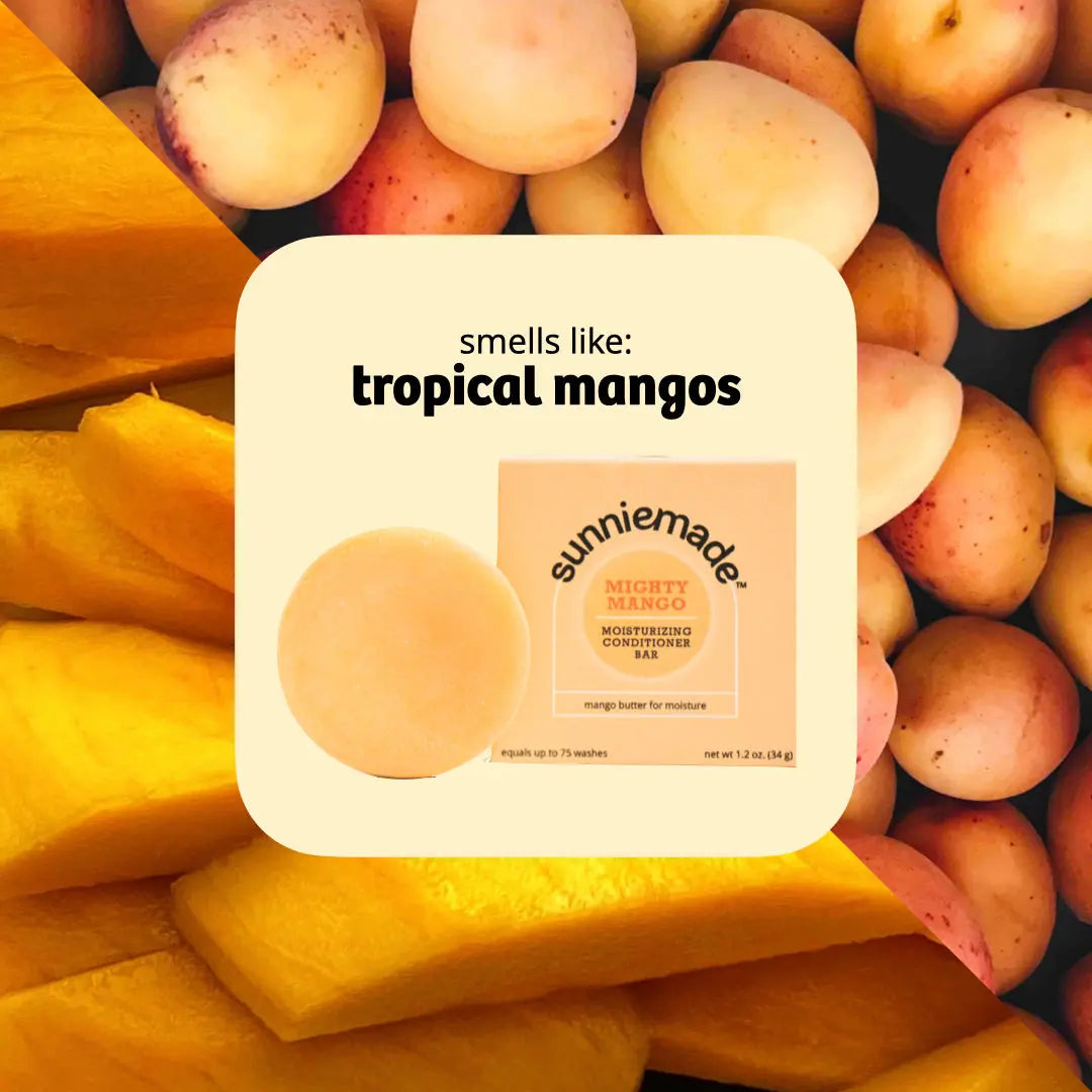 Sunniemade Mighty Mango Moisturizing Hair Conditioner Bar Sunniemade