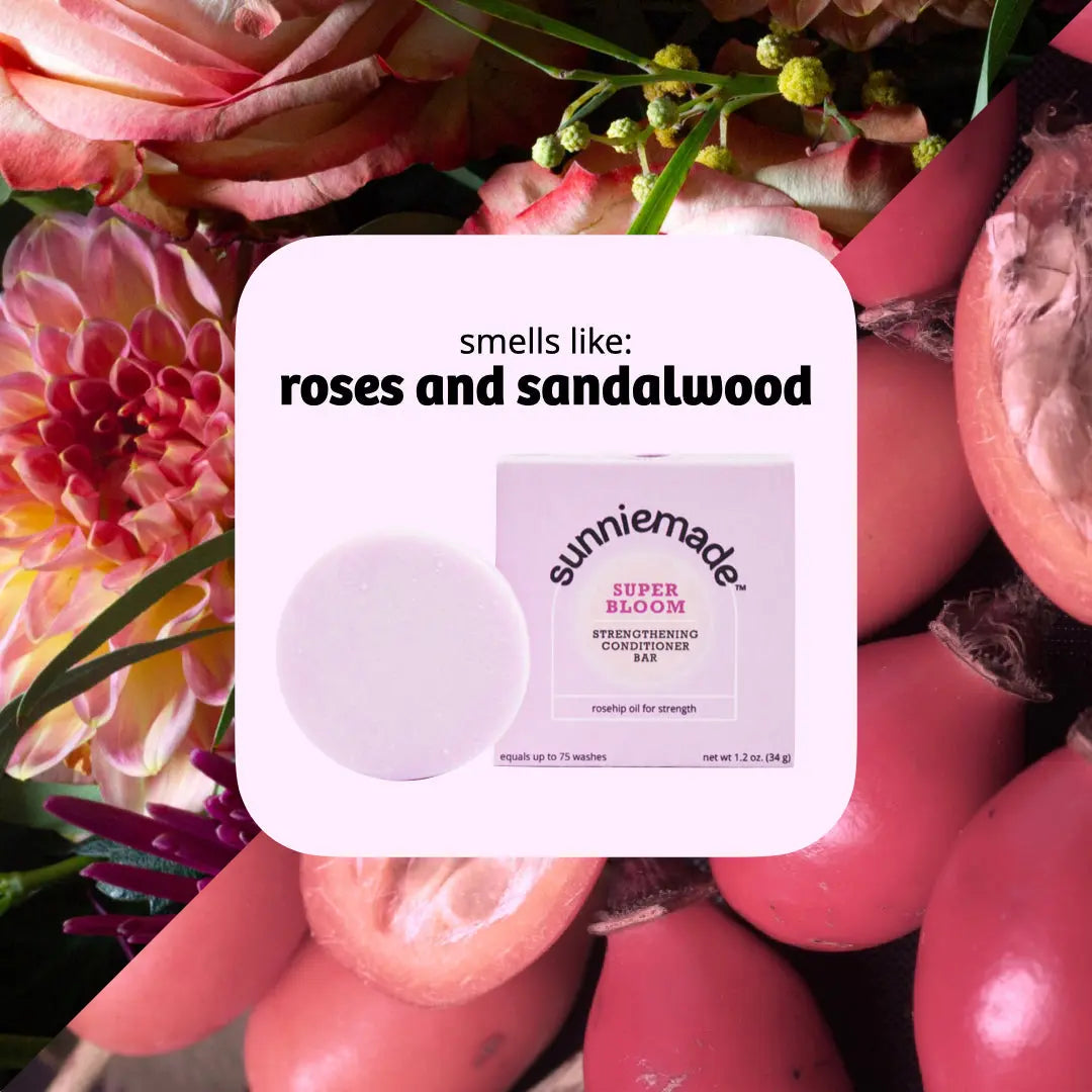 Sunniemade Super Bloom Strengthening Hair Conditioner Bar Sunniemade