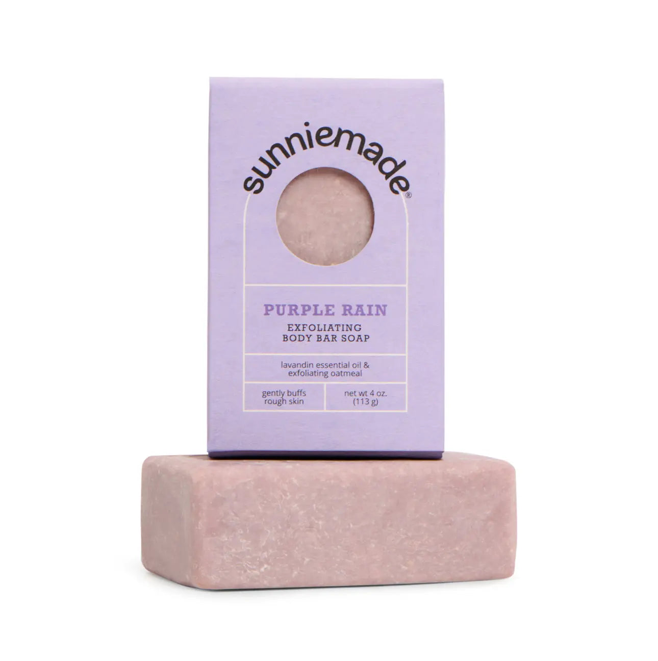 Purple Rain Exfoliating Oatmeal Body Bar Soap Sunniemade